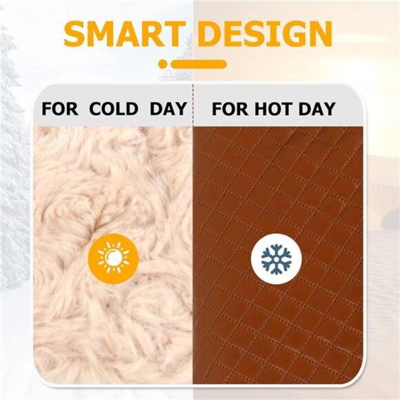 Cat Hammock Bed, Medium Reversible Pet Cage Hammock Hanging Soft Pet Bed - Picture 3 of 7